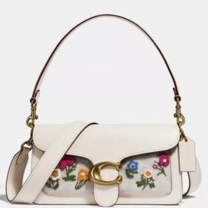 COACH Tabby Shoulder Bag Sig. Canvas w/Embroidery